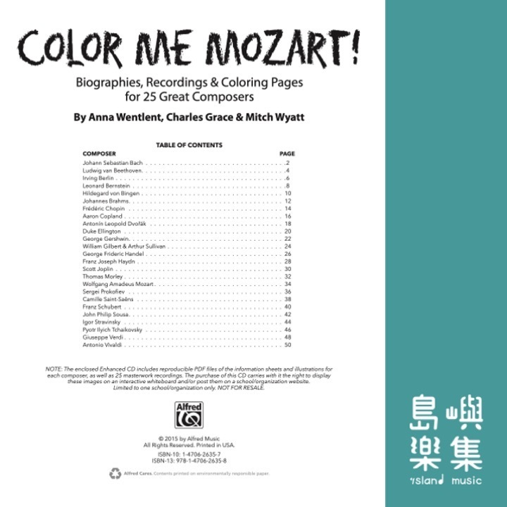 Color Me Mozart! (with CD)