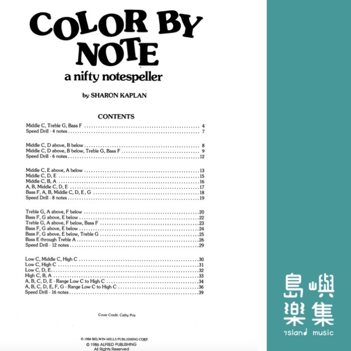 Color by Note, Book 1