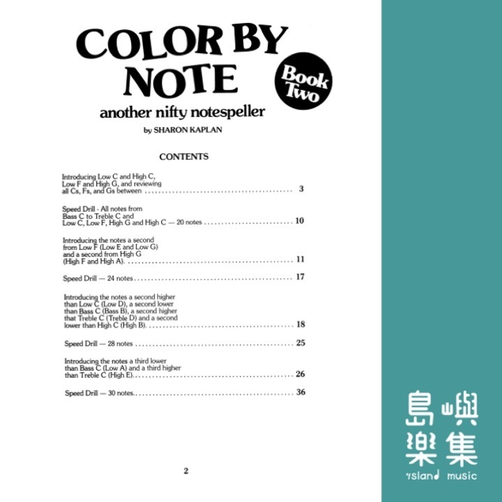 Color by Note, Book 2