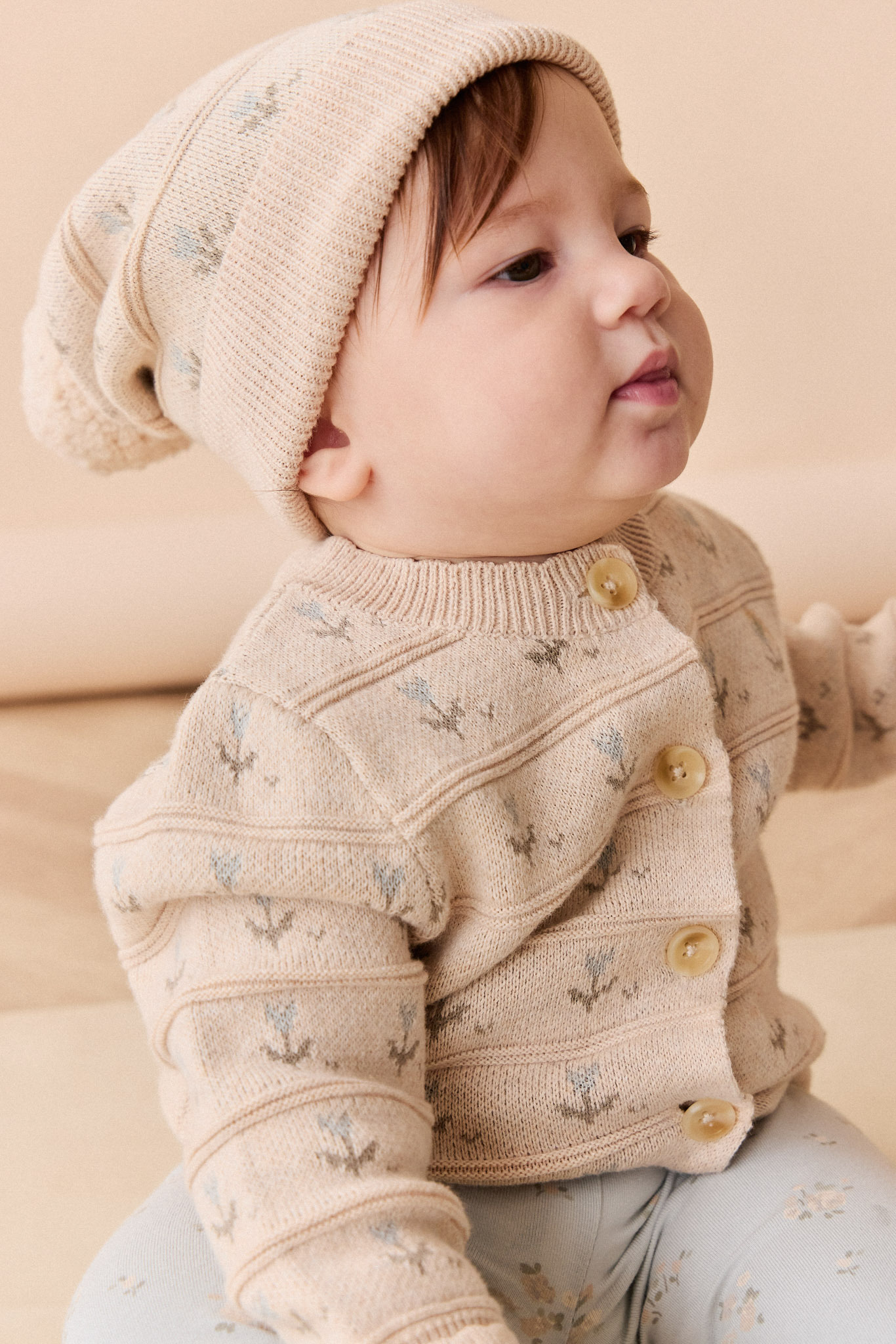 【預購】JAMIE KAY - Penny Hat（Penny Flower Jacquard Dawn）