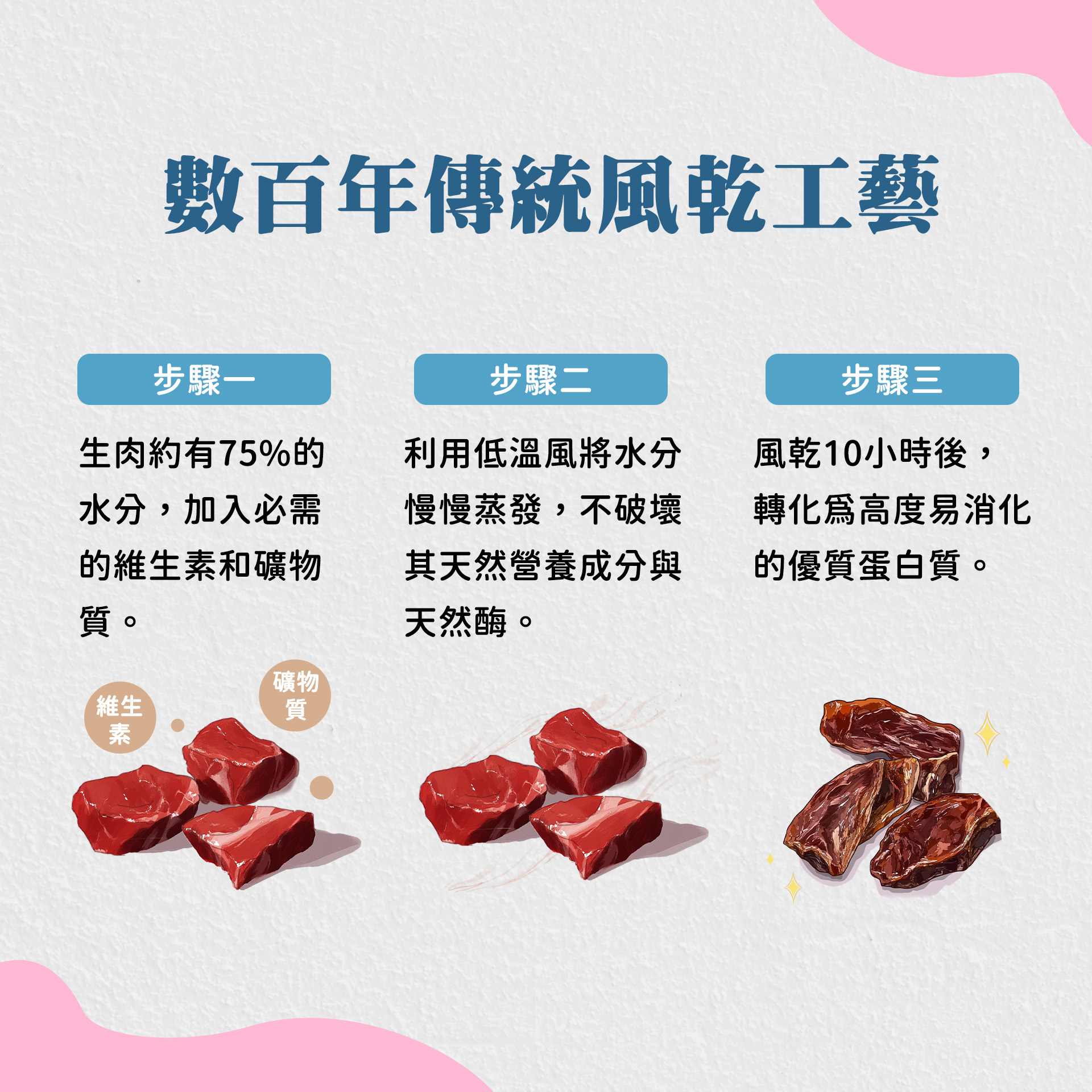 ITI 一醍 | 貓咪-天然風乾零食 帝王鮭牛肉100g