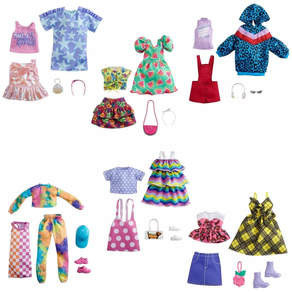 《 MATTEL 》 芭比時尚服飾與配件組合(隨機出貨)