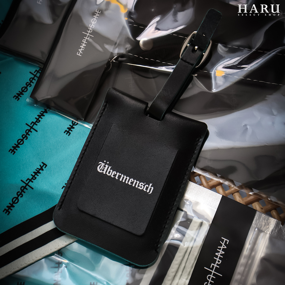 GD G-DRAGON Ubermensch Luggage Tag Black 應援 權志龍 行李牌 行李掛牌