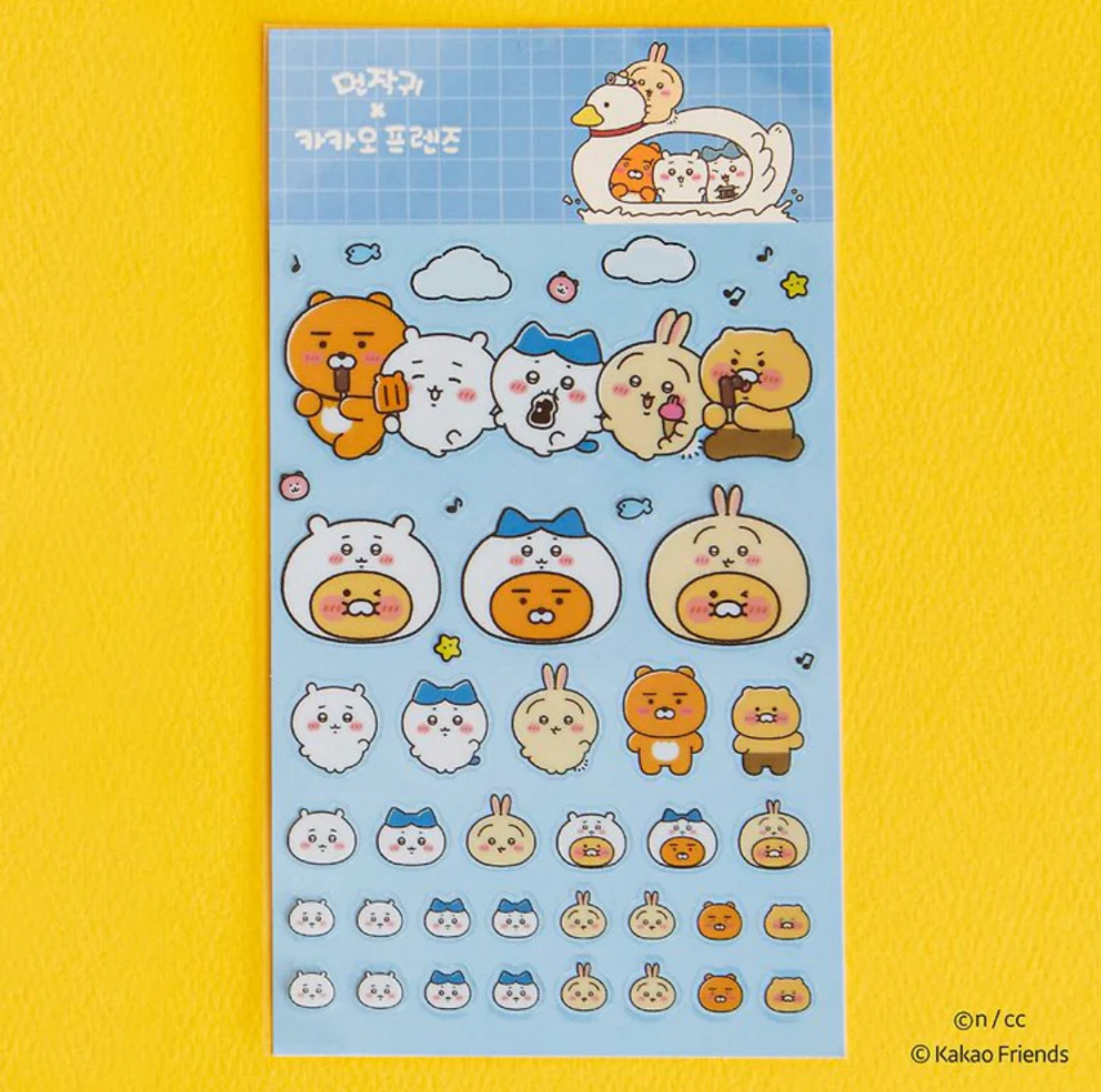 Kakao Friends x Chiikawa Stickers 貼紙