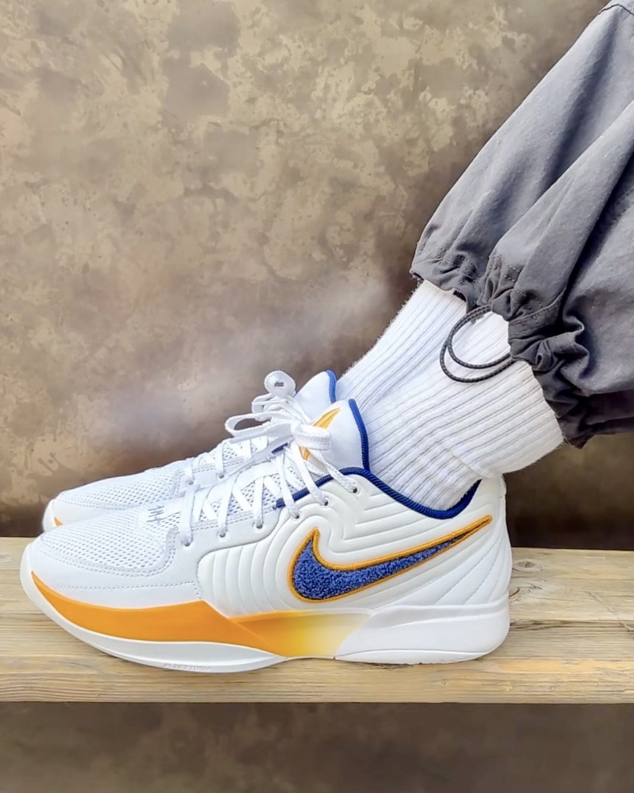 [特價售出無退換] 男鞋 NIKE JA 2 EP "MURRAY STATE" 白黃藍 絨布 莫蘭特 XDR 籃球鞋【IF1605-101】