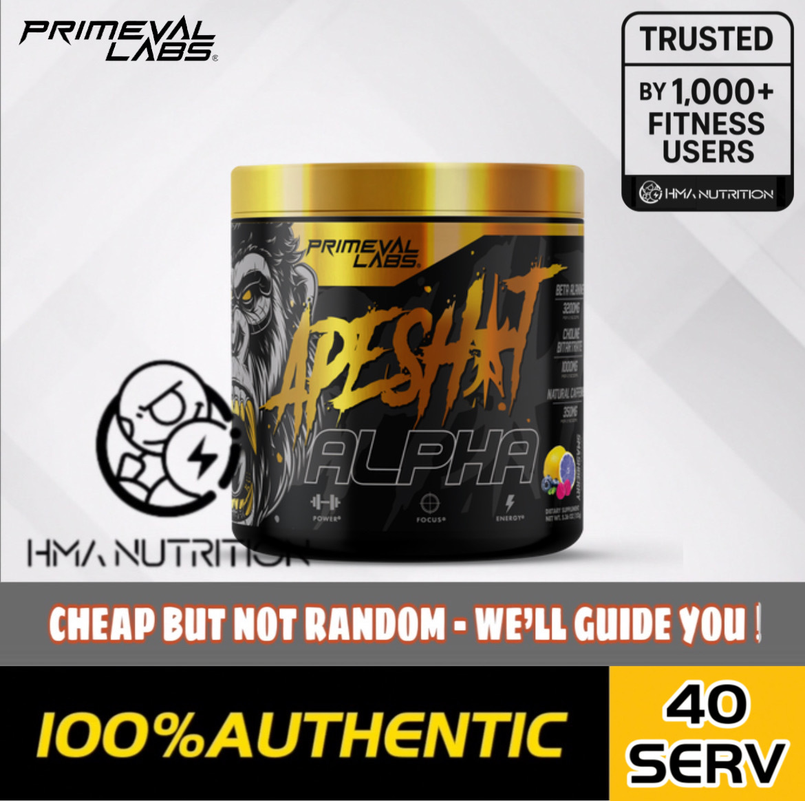Apesh*t Alpha Pre-Workout (40 Servings)