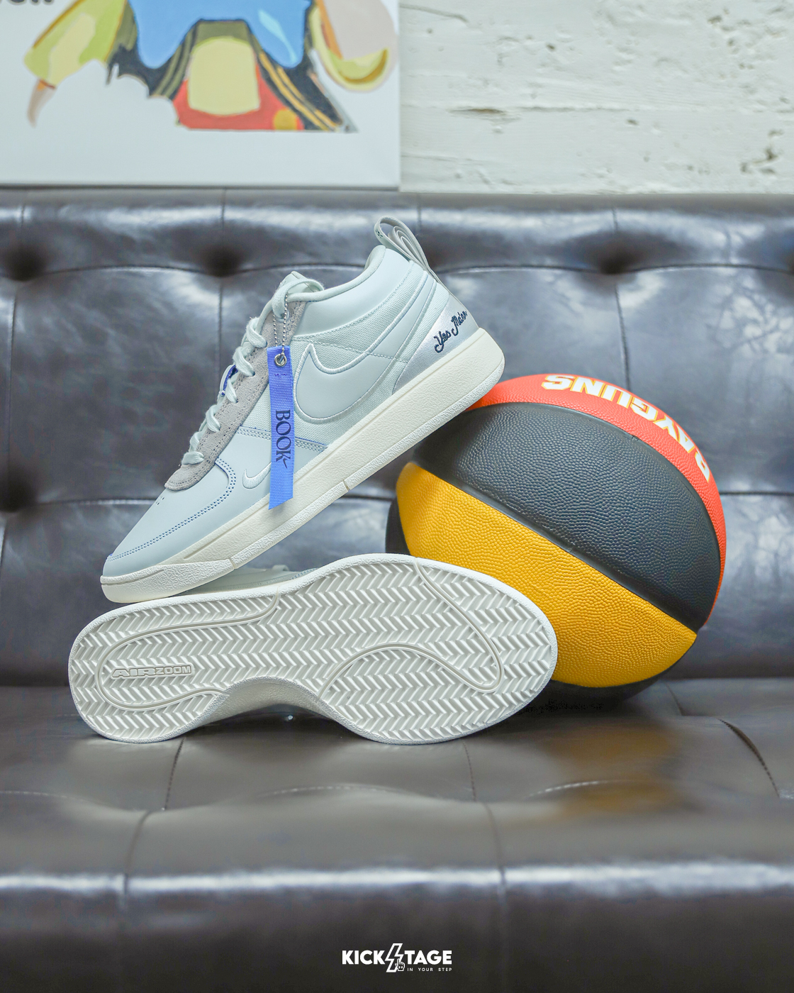 男鞋 Nike Book 1 “Moss Point” EP 藍灰 刮刮樂 冰藍 奶油底 實戰 XDR耐磨 籃球鞋【IH0891-001】CHAPTER ONE 布克