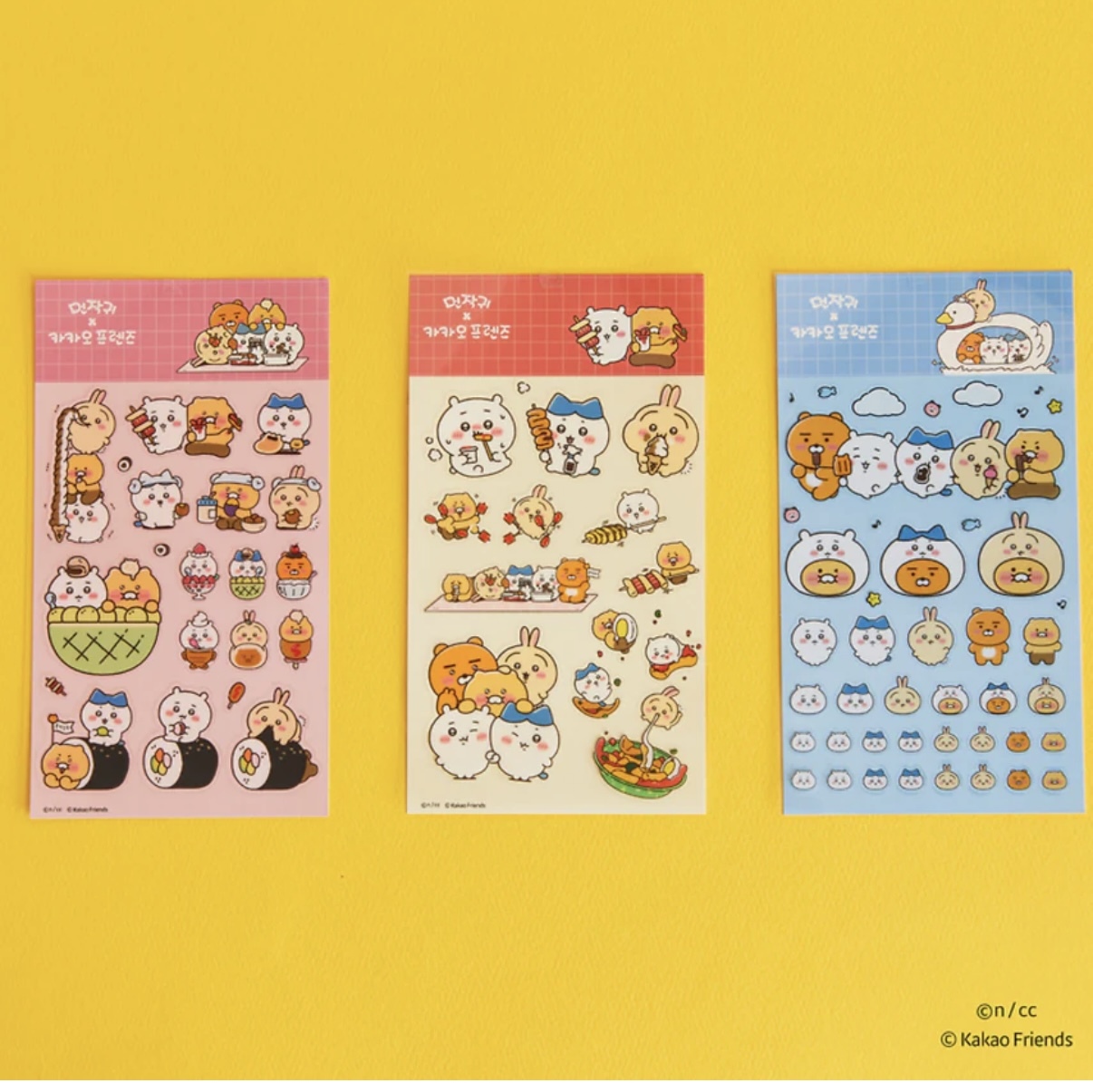 Kakao Friends x Chiikawa Stickers 貼紙