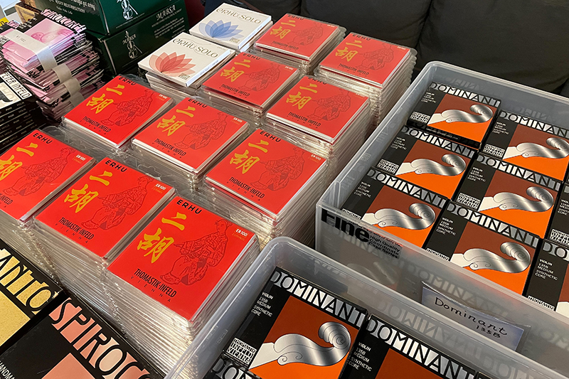 我們引進來自全球的精選琴弦