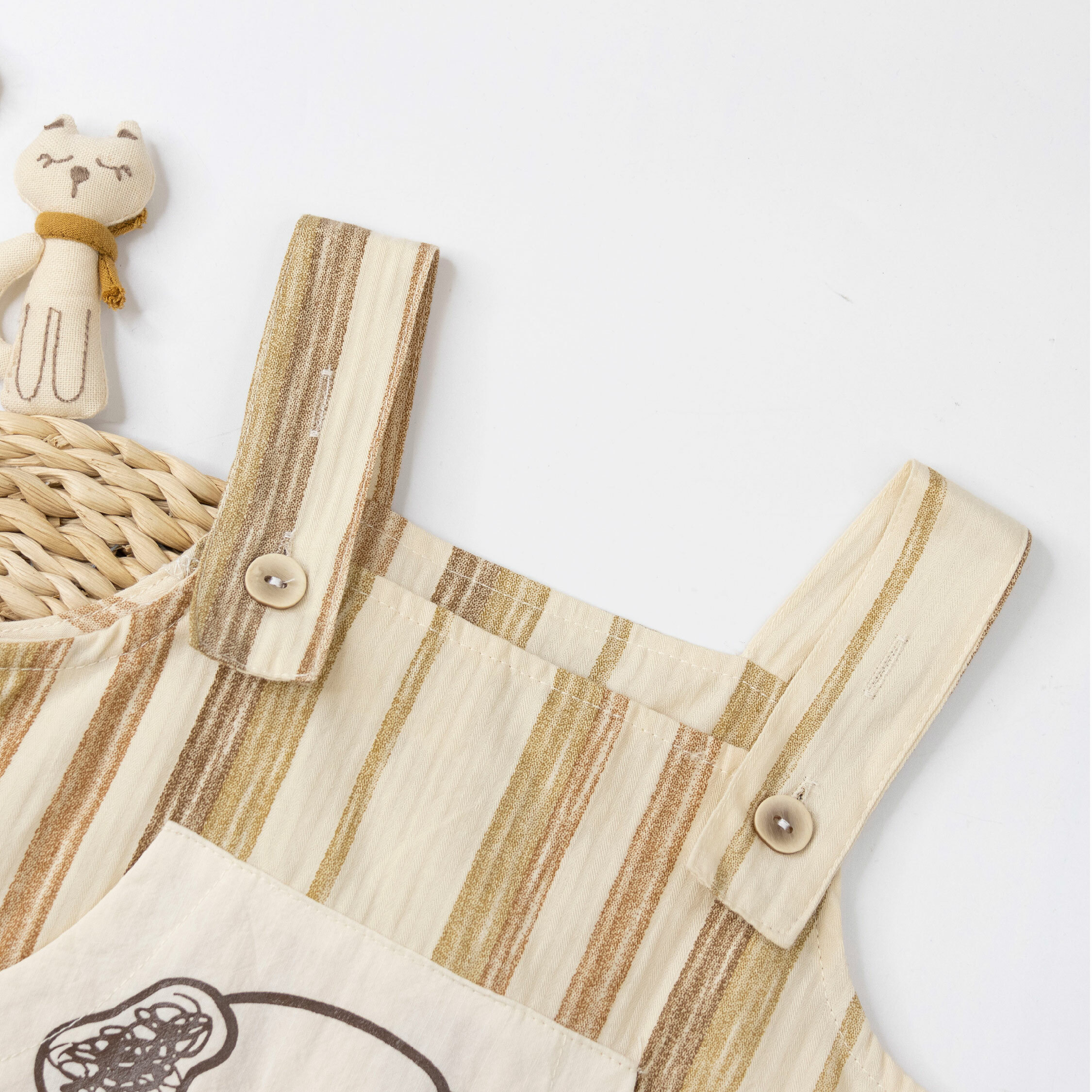 【JG0455】手繪狗狗棉質吊帶連身衣