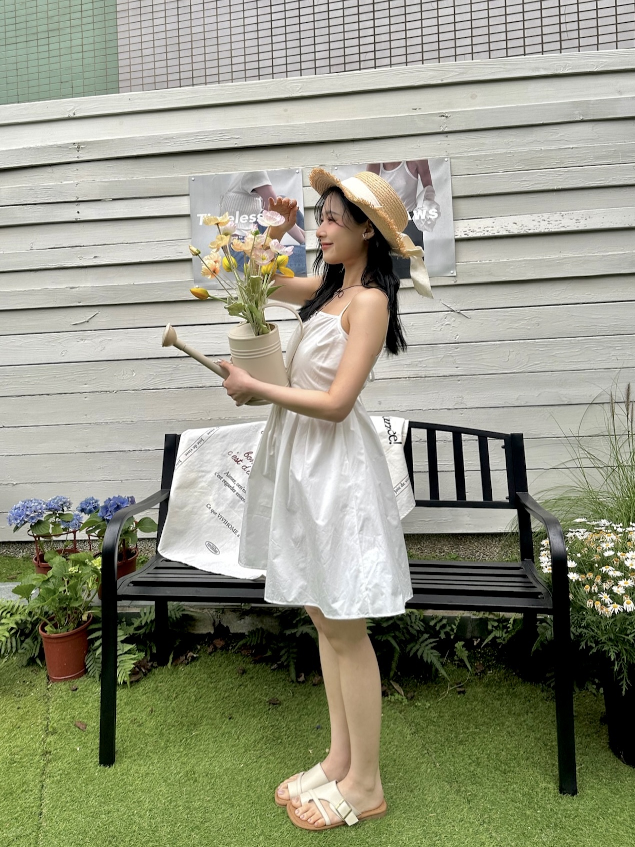 夏日的開端後綁帶短洋