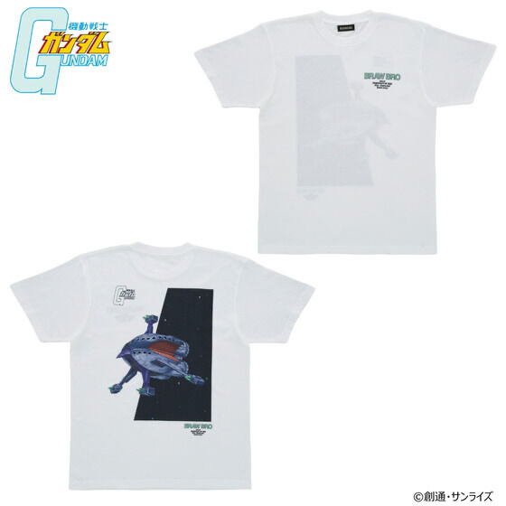 229986 Pbandai 預訂 2025/7月 機動戦士ガンダム ブラウ・ブロ フルカラーTシャツ ホワイト
