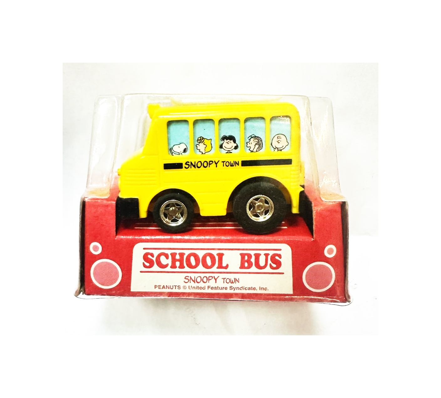 TAKARA Choro Q Snoopy Town School Bus チョロQ スクールバス