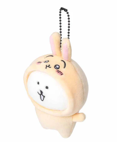 現貨-日本正版 Chiikawa 兔皮jokebear 披兔皮 自嘲熊 usagi 公仔吊飾