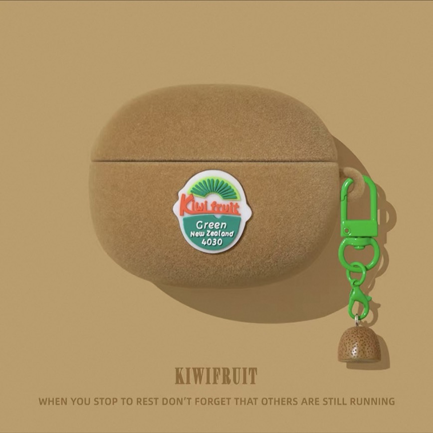 植絨奇異果 耳機殼 AIRPODS