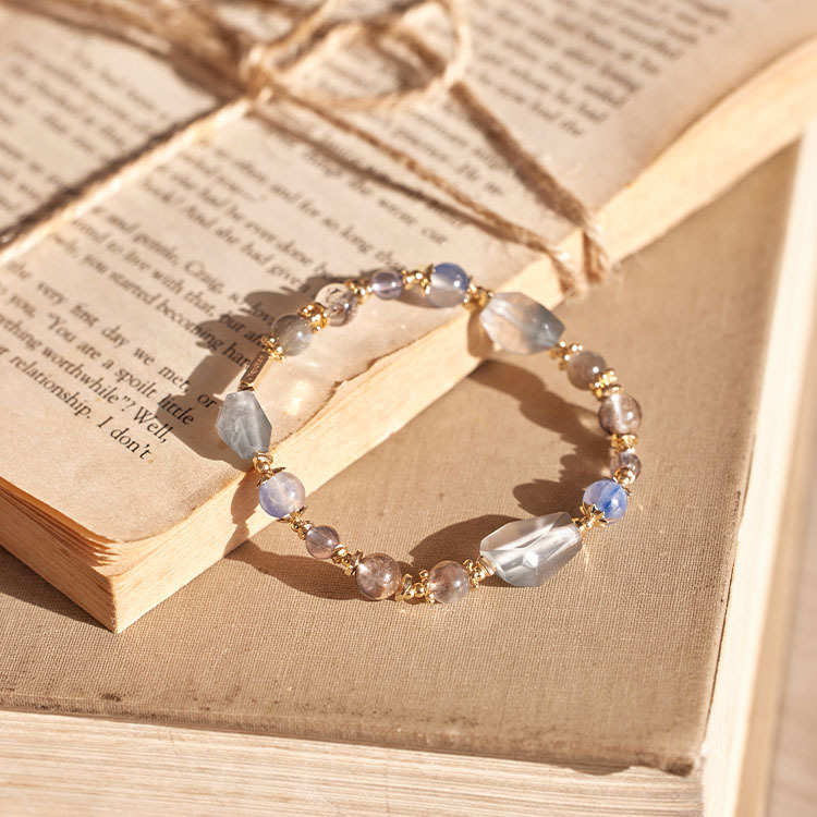 病態的習慣：灰藍兔毛｜玉化藍晶石｜堇青石｜黑銀鈦｜星輝骨幹