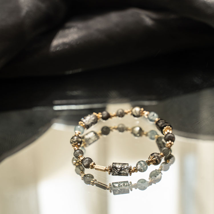 流逝後解放：黑髮晶｜千層藍兔毛｜黑極光｜星輝骨幹｜藍髮晶