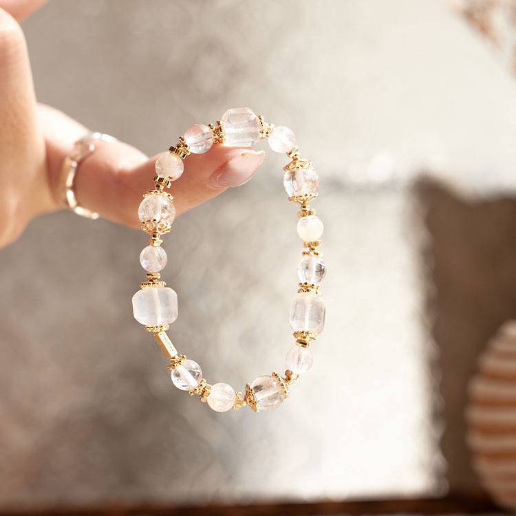 內心的幸福：藍月光｜藍針｜白幽靈｜羽毛鈦｜拉絲紫鋰輝