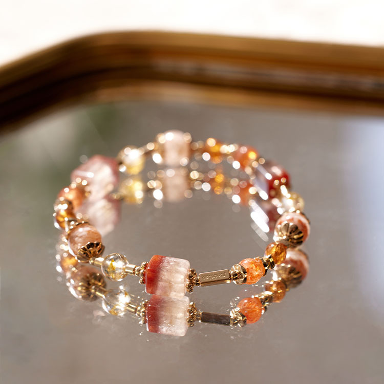 假裝微笑：聚寶盆紅極光｜橙石榴｜黃托帕｜金太陽｜雪花幽靈