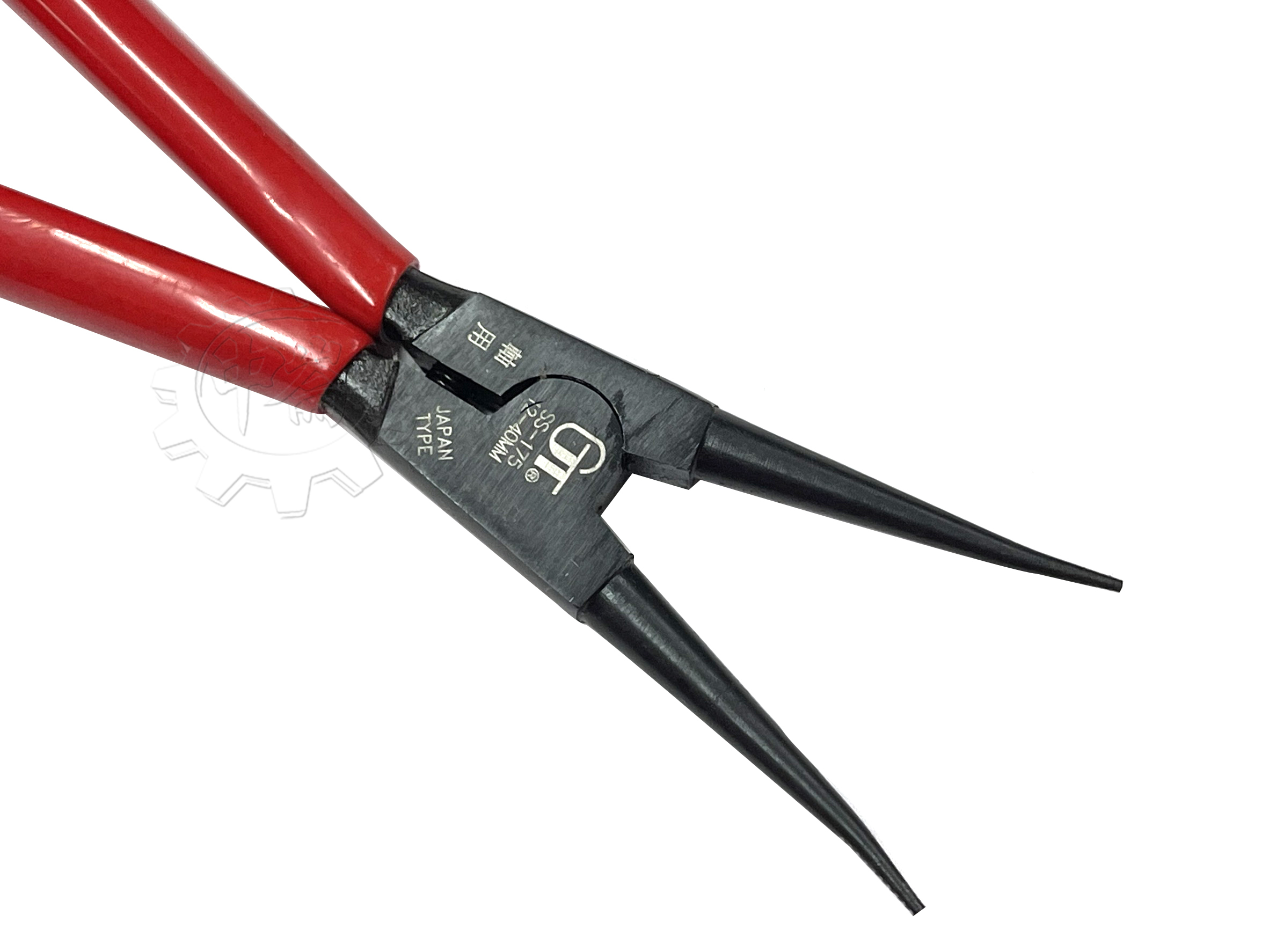 ＊中崙五金【附發票】正台灣製外銷品 GT 直形鉗 SS-175 軸用彈簧鉗 穴用釦環鉗 固定鉗 175mm長