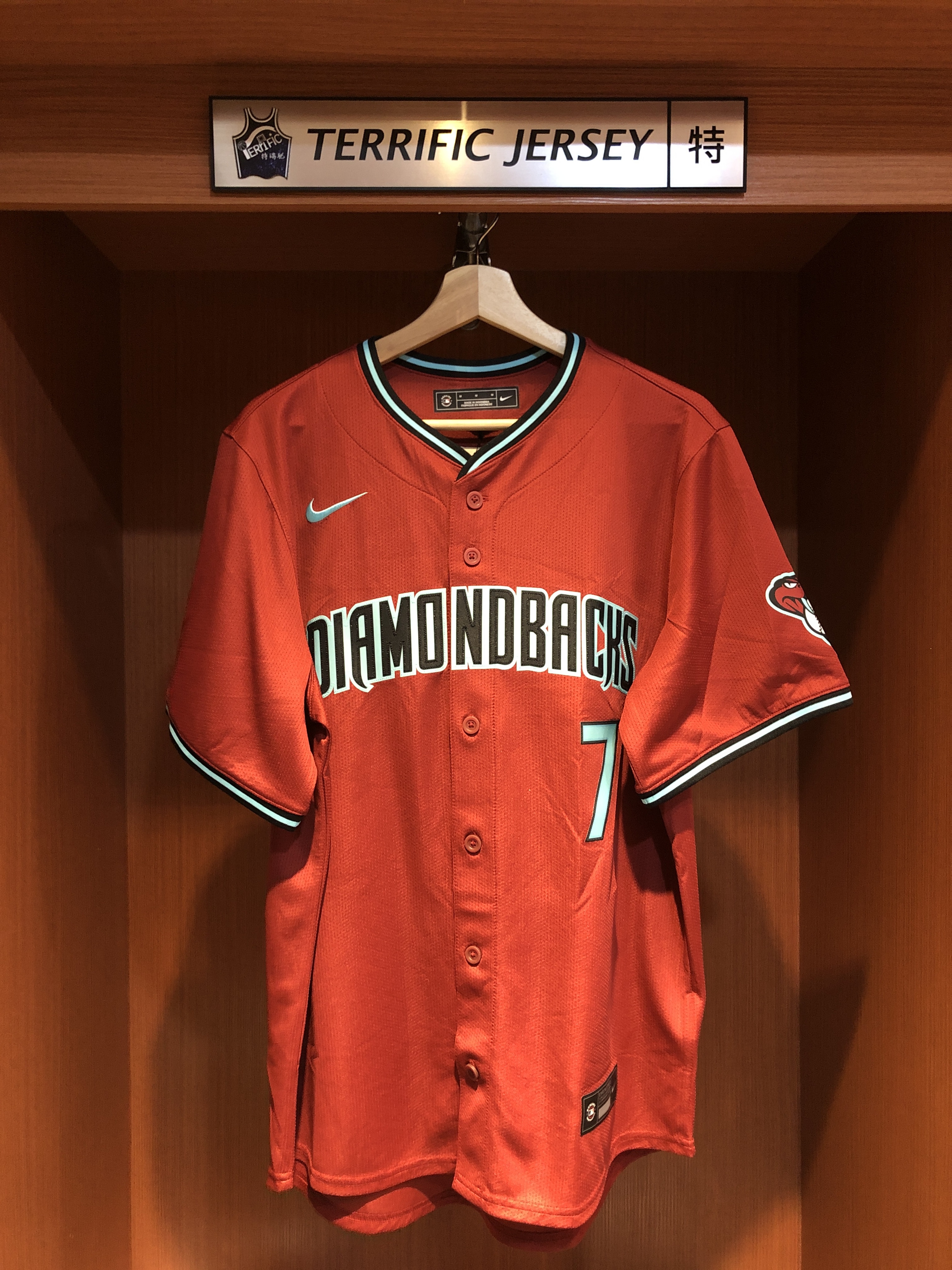 MLB球衣 Corbin Carroll 亞利桑那響尾蛇酒紅 Nike Limited Player Name Jersey 球迷版 熱轉印 全新