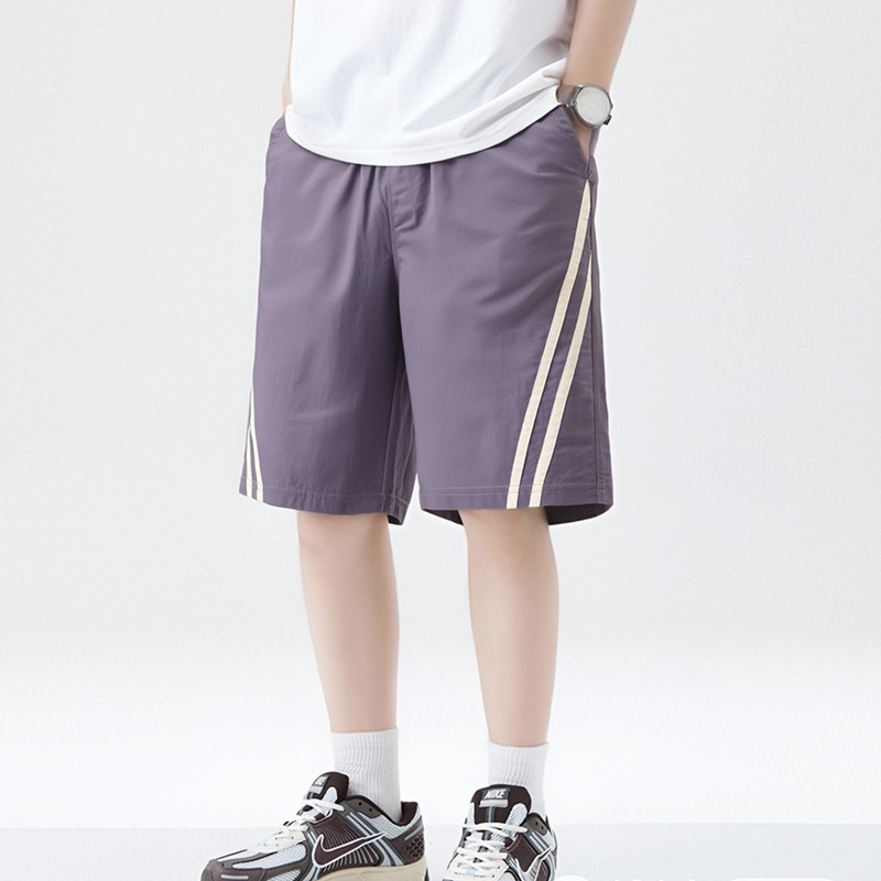 夏季冰絲運動短褲