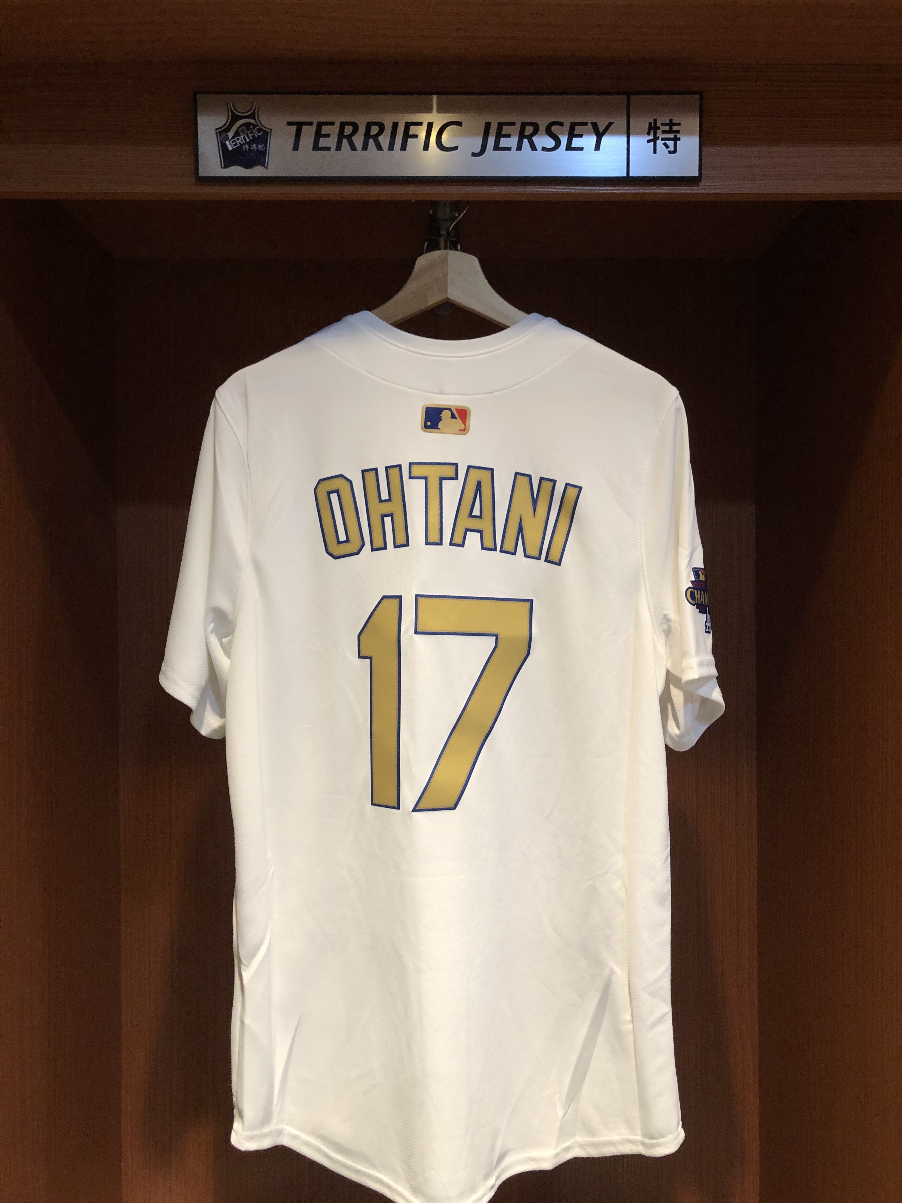 MLB球衣 Shohei Ohtani 洛杉磯道奇 金字 冠軍紀念 Nike Limited Player Name Jersey 球迷版 熱轉印 全新
