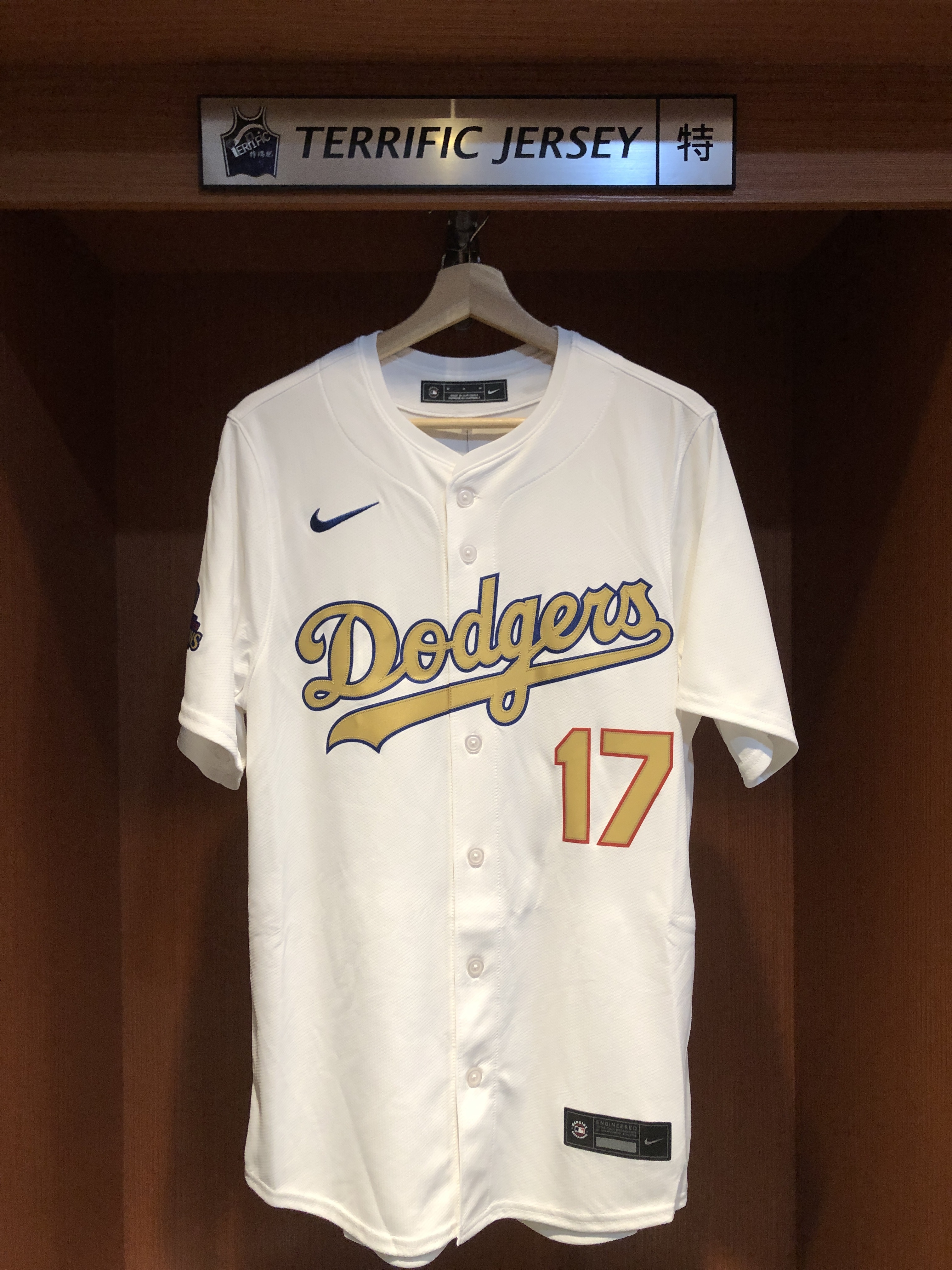 MLB球衣 Shohei Ohtani 洛杉磯道奇 金字 冠軍紀念 Nike Limited Player Name Jersey 球迷版 熱轉印 全新