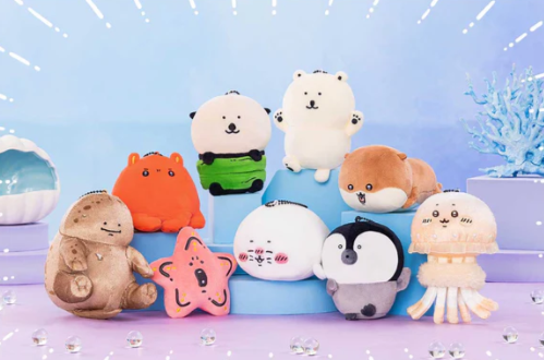 現貨-日本正版 自嘲熊 Jokebear 水族館 公仔吊飾