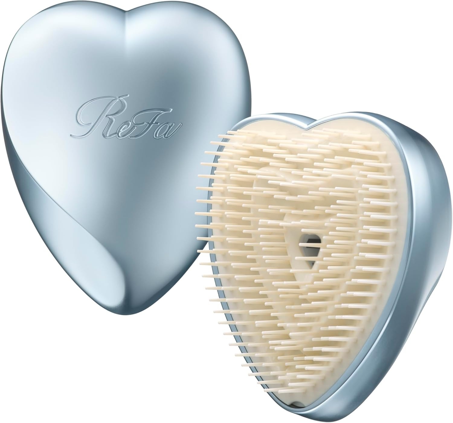 ReFa HEART BRUSH 心型光澤感美髮梳 Silver Sky
