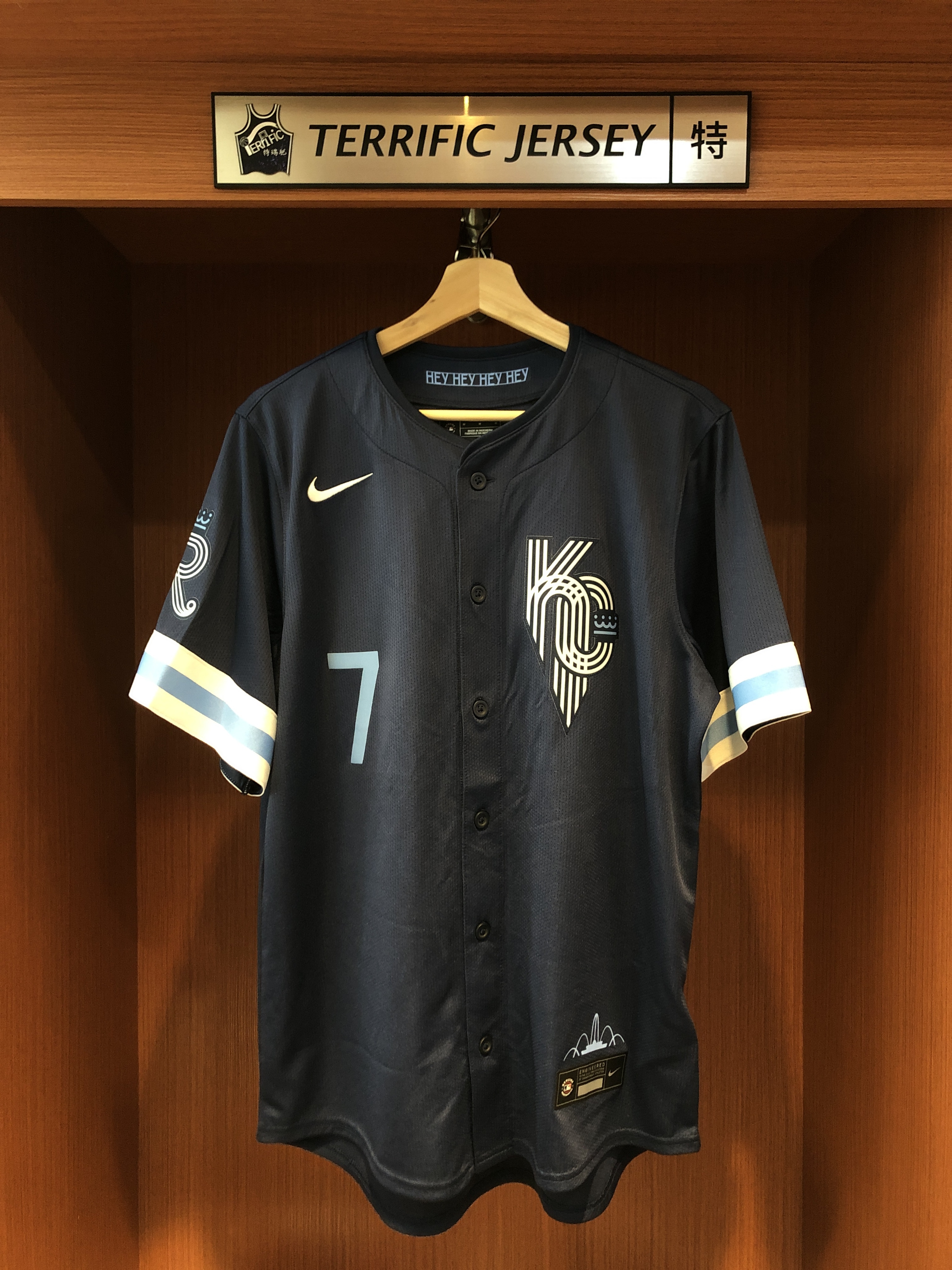 MLB球衣 Bobby Witt Jr. 堪薩斯市皇家城市 Nike Limited Player Name Jersey 球迷版 熱轉印 全新