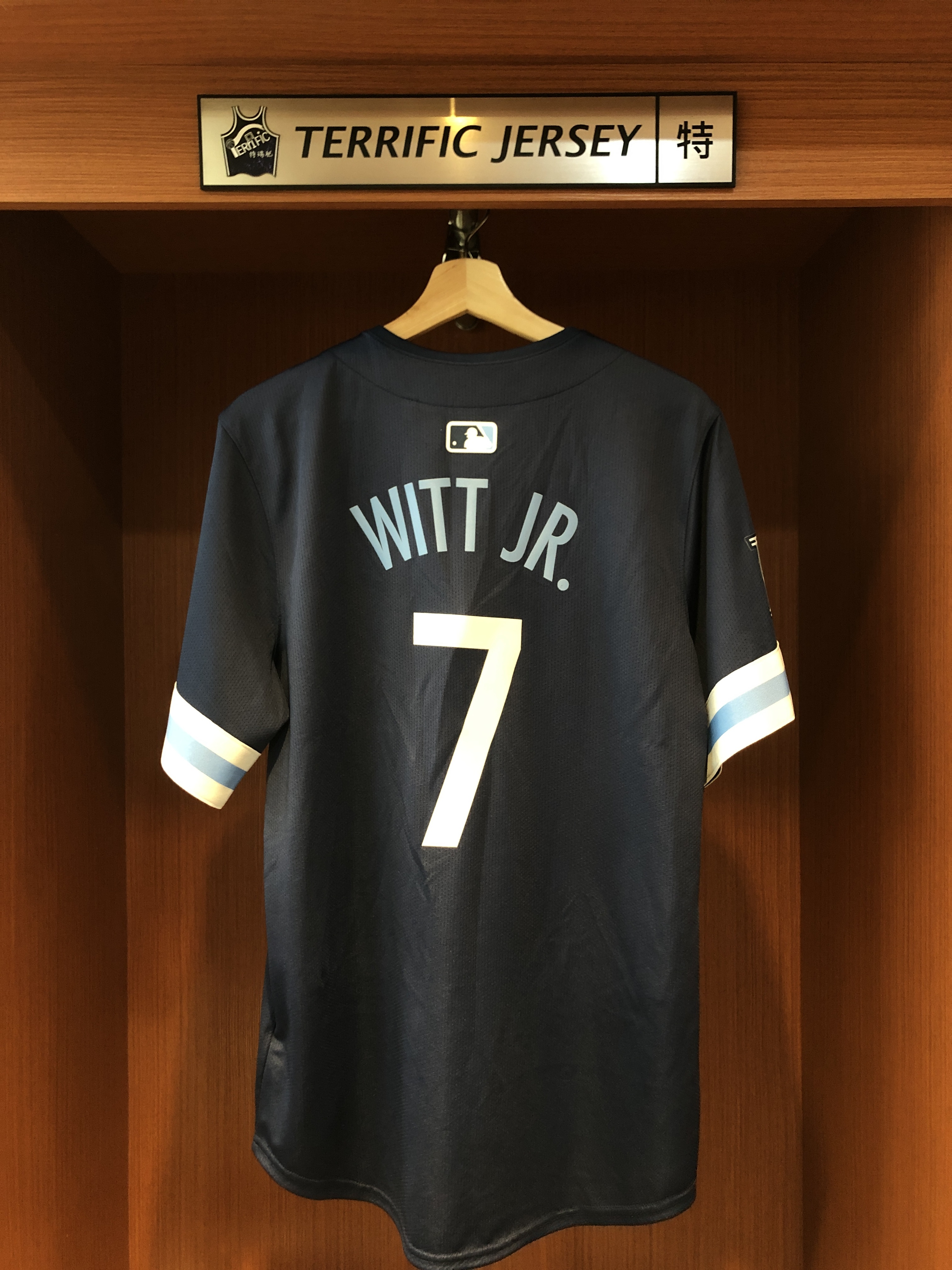 MLB球衣 Bobby Witt Jr. 堪薩斯市皇家城市 Nike Limited Player Name Jersey 球迷版 熱轉印 全新