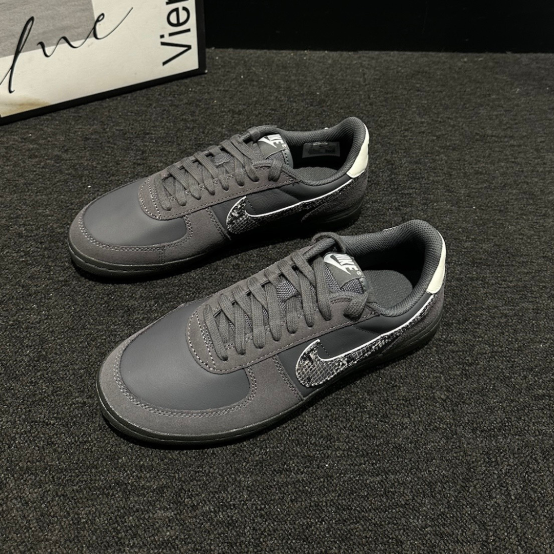 "調貨" NIKE Field General 82 蛇紋 麂皮 黑灰 IF0667-001