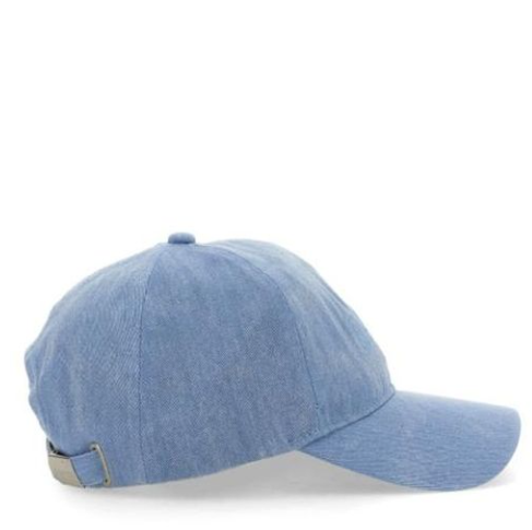 1LN0430-001 GANNI Baseball Cap Blue #A5760-646 (P-BR-E)