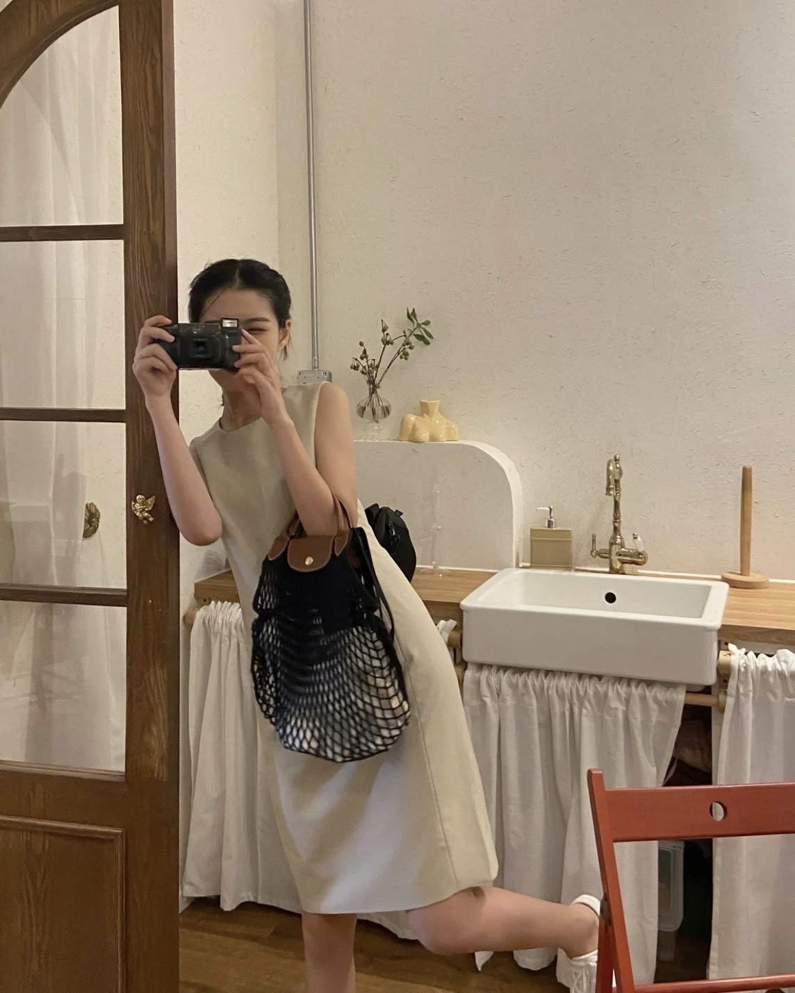 【預購】LONGCHAMP LE PLIAGE FILET 兩用漁網包 黑色 10121HVH001