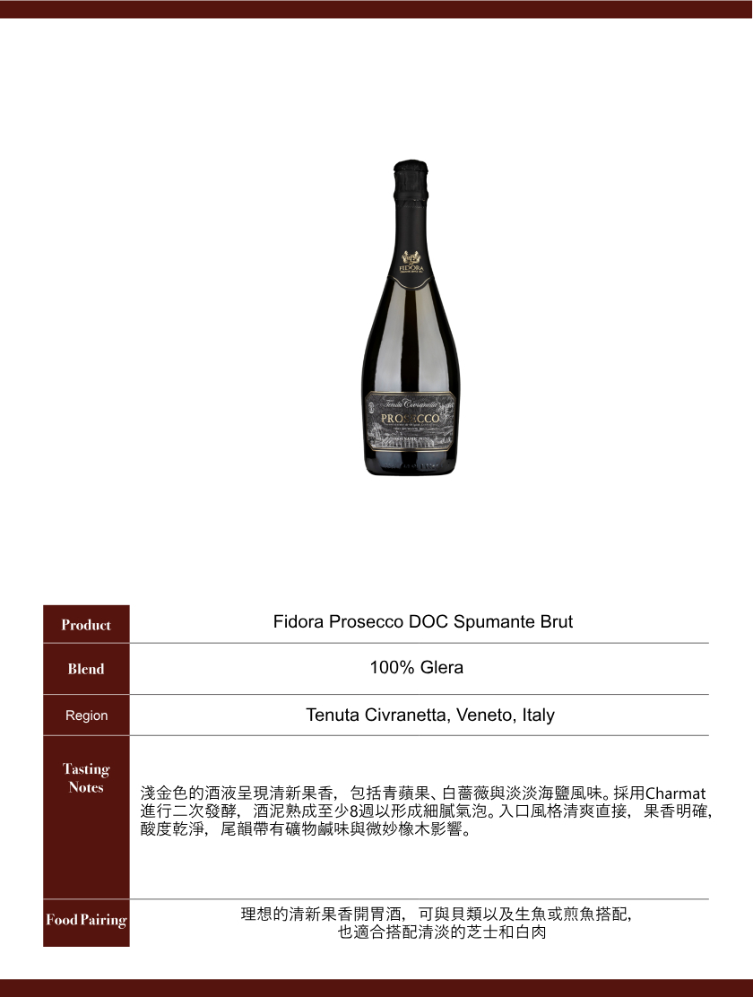 Fidora Prosecco DOC Spumante Brut
