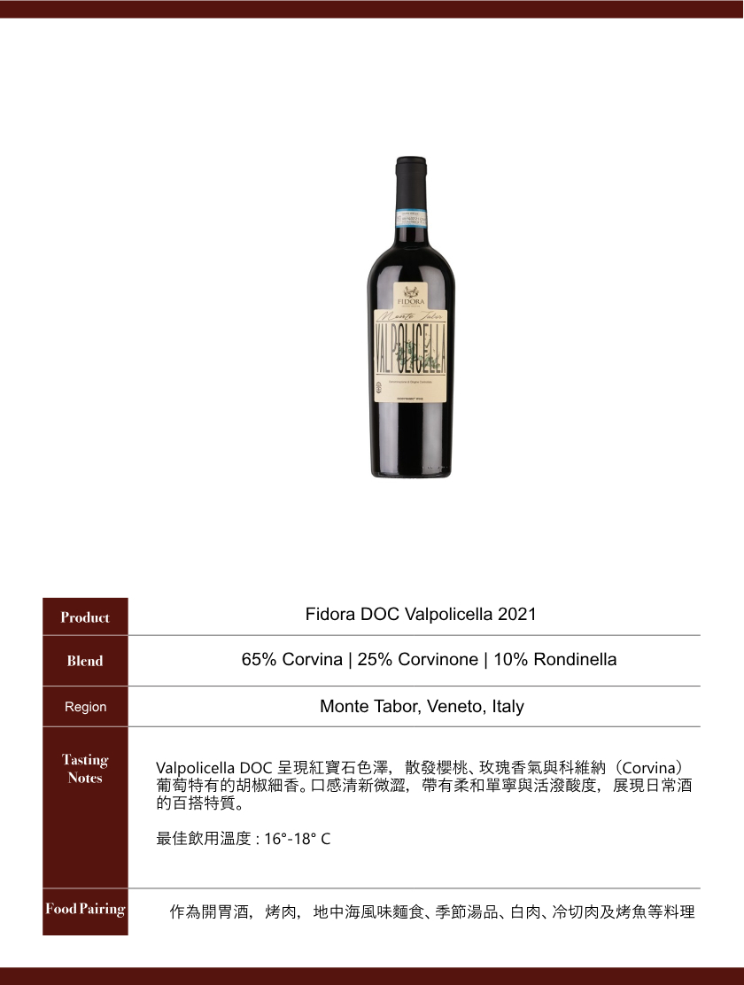Fidora DOC Valpolicella 2021