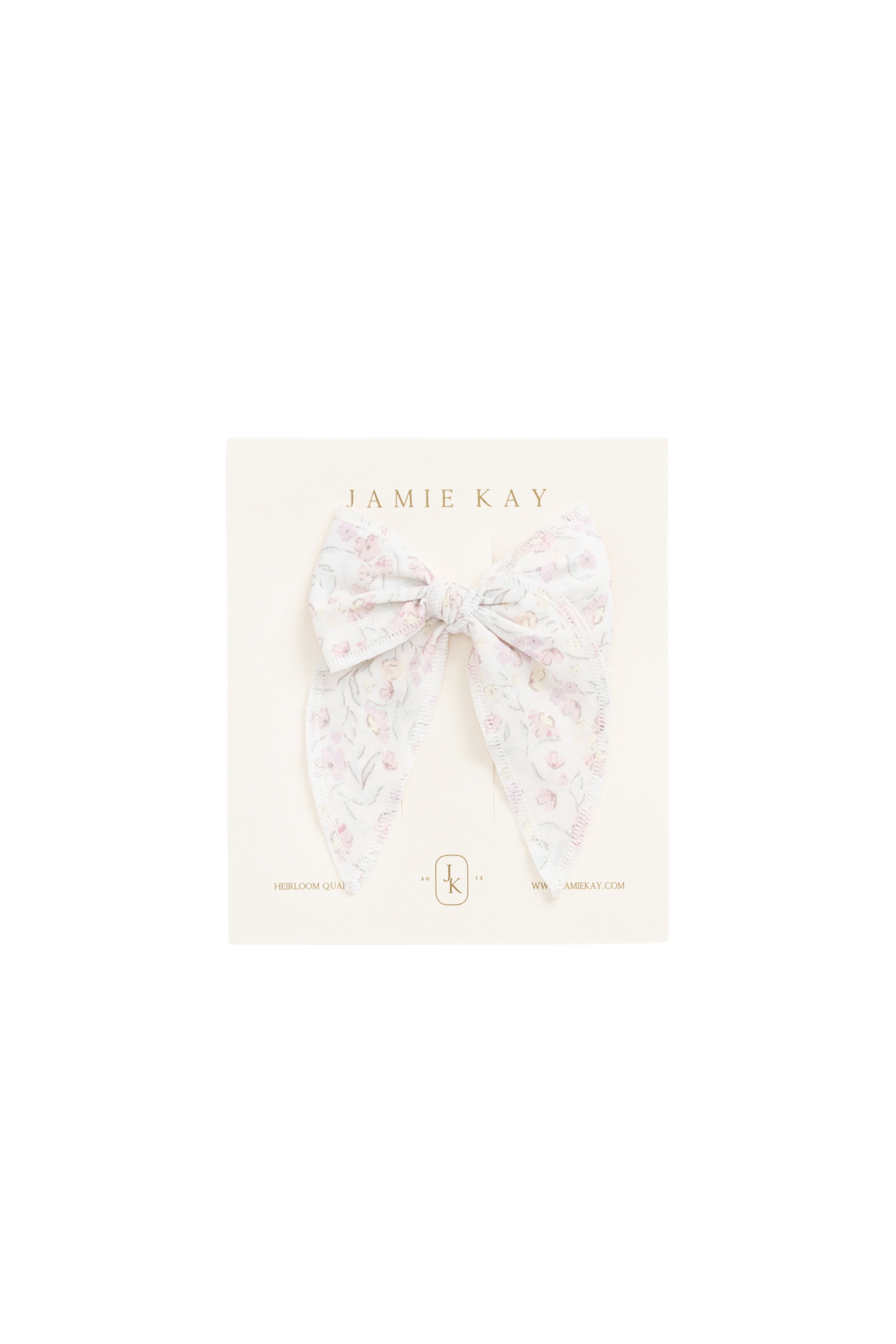 【預購】JAMIE KAY - Organic Cotton Voile Bow（Grace Floral）