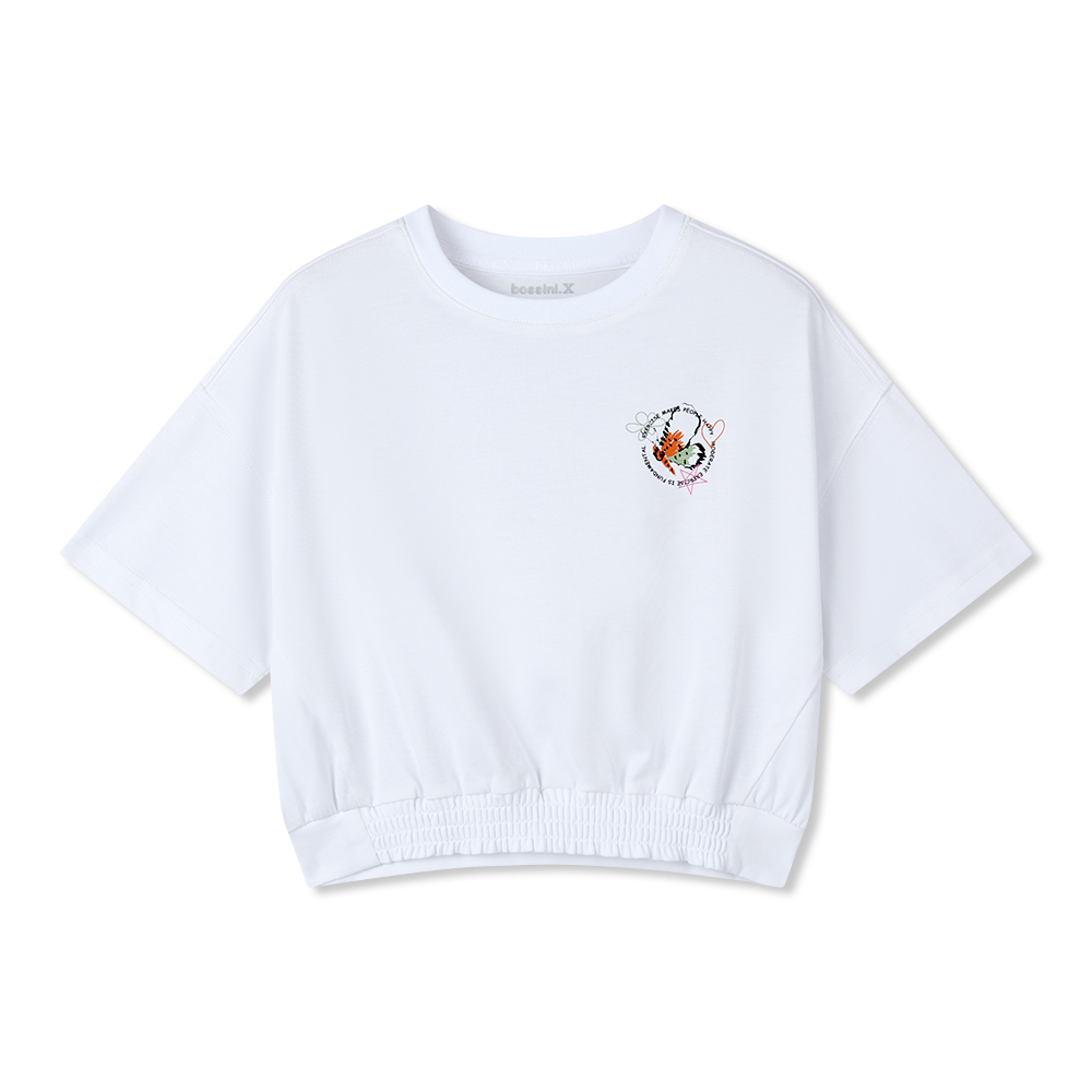 女童圓領短袖T恤