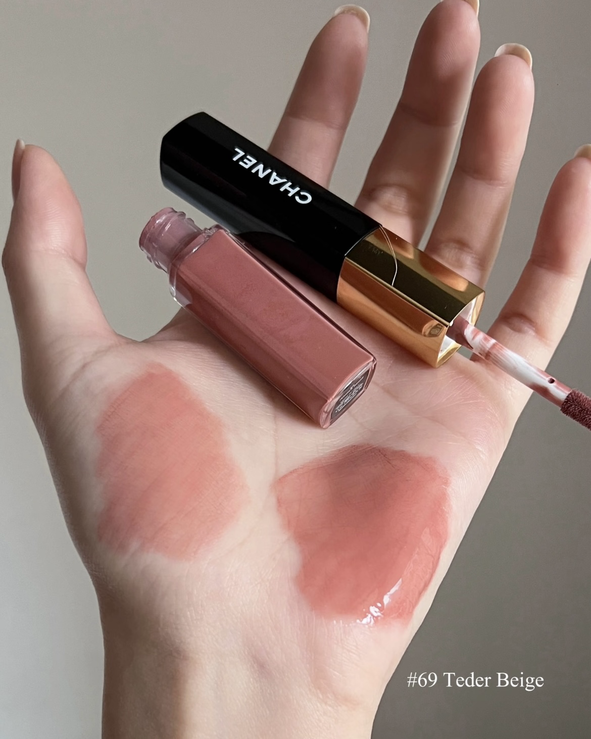 國外限定 CHANEL 香奈兒  雙頭唇釉 超炫耀持色唇萃 #69