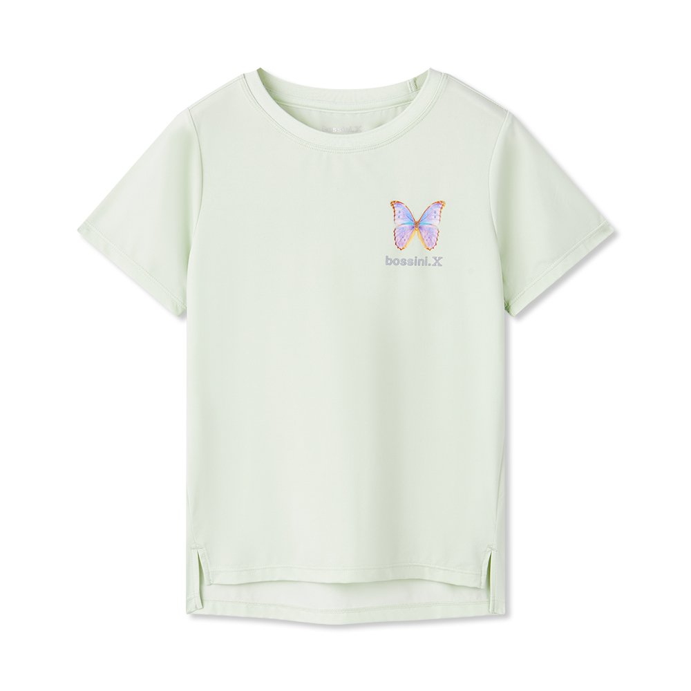 女童圓領短袖T恤