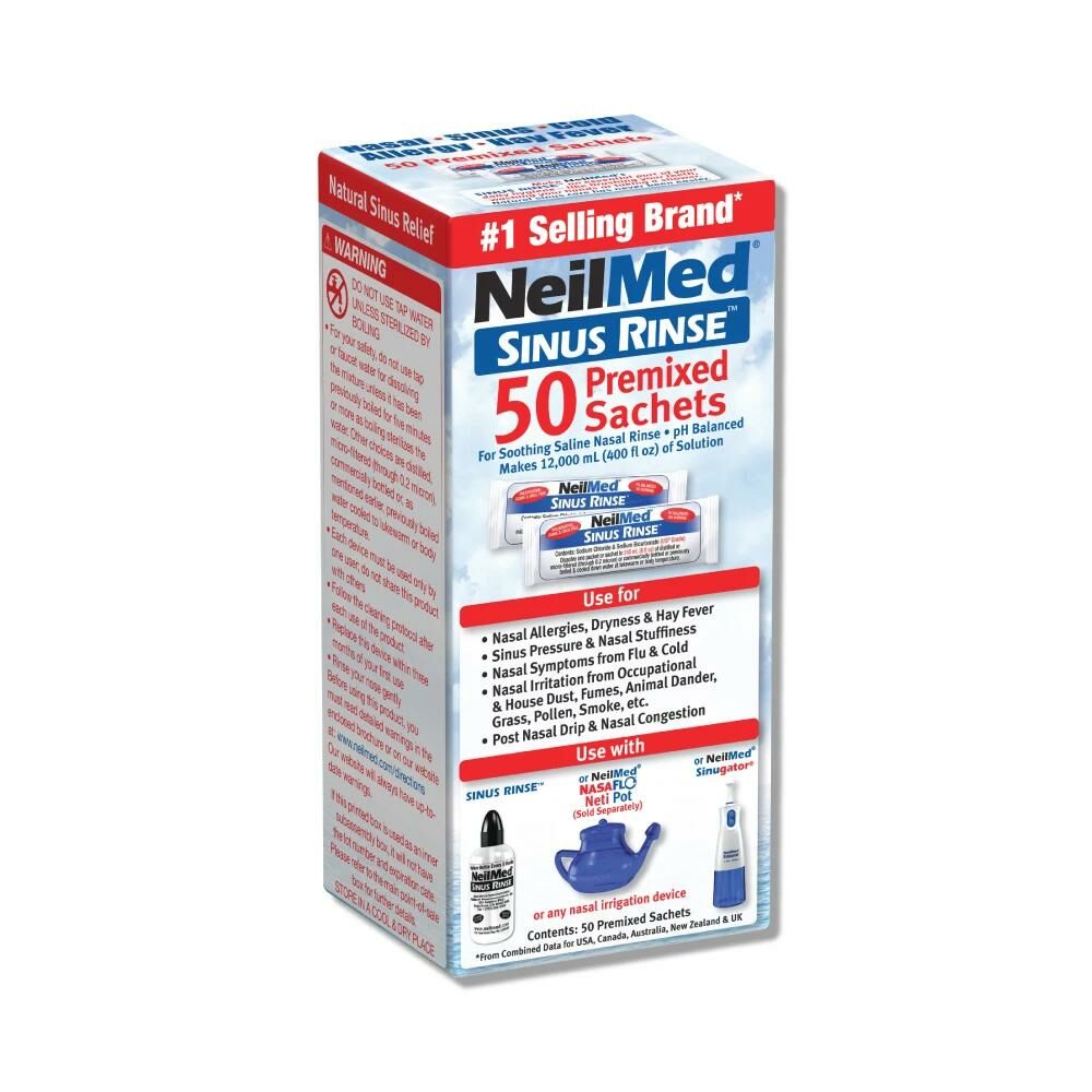 【NeilMed】耐有美塞那靈洗鼻鹽 50入/盒