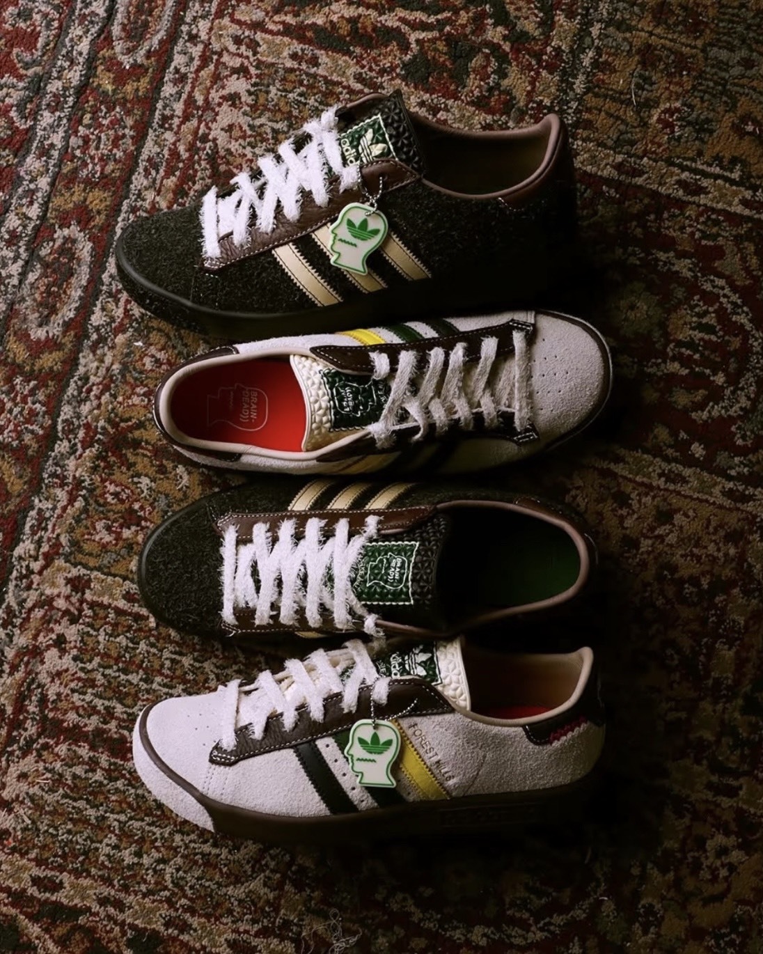 【Focus Store】預購 Brain Dead x Adidas Originals Forest Hills Core "Black" 黑色 JR7942