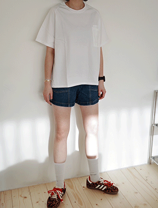 春夏新款/雙口袋後圓弧上衣 MANIFEST正韓🇰🇷