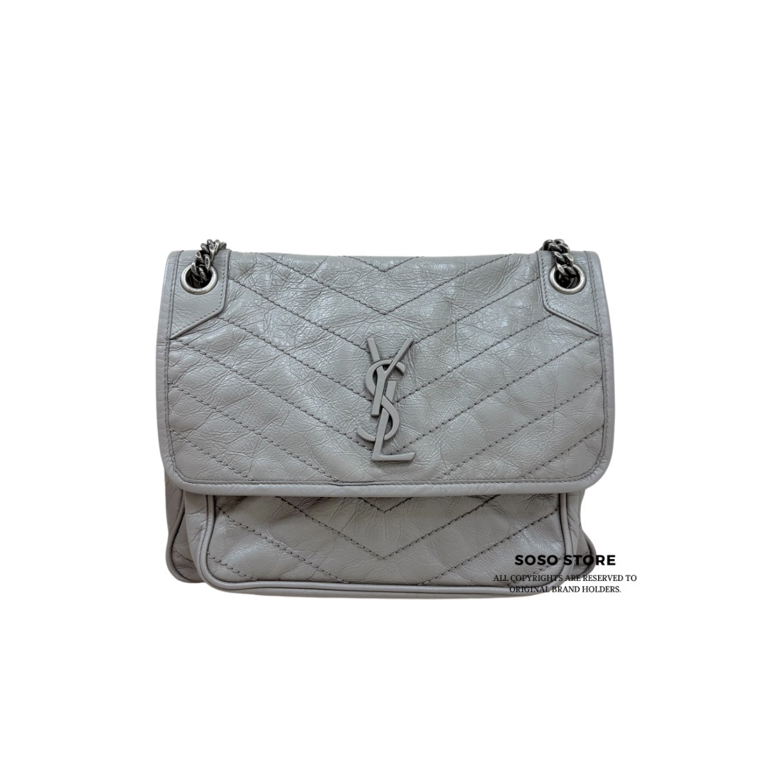 YSL Niki Bag - Grey / Shw