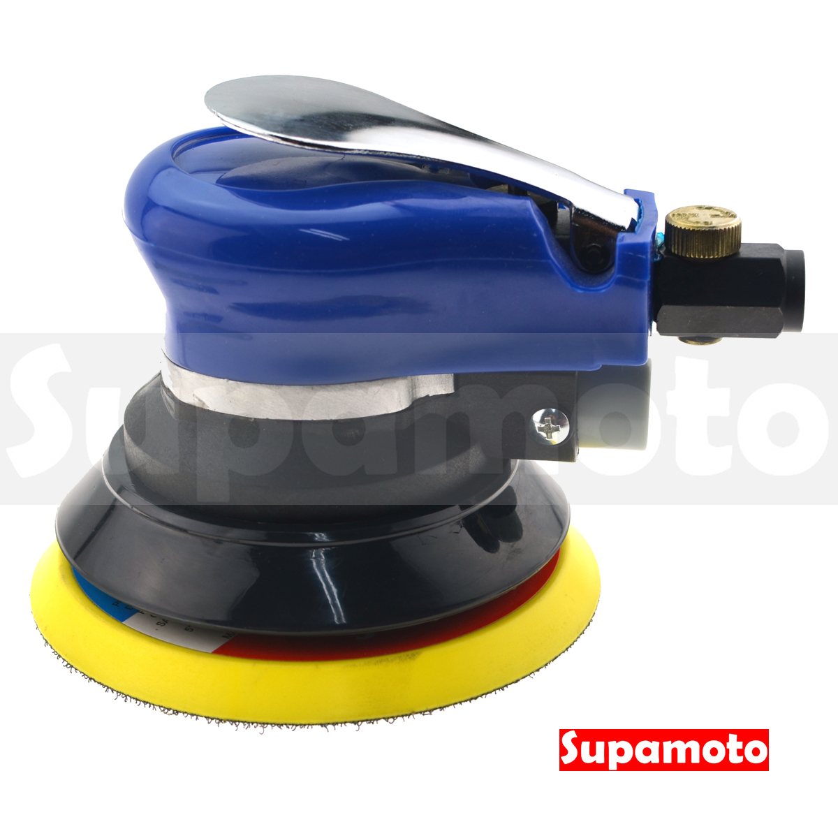 -Supamoto- 5吋平面盤—上蠟用—魔鬼氈打蠟機專用 (自黏/下蠟/手持氣動/氣壓/空壓機/掌上型)