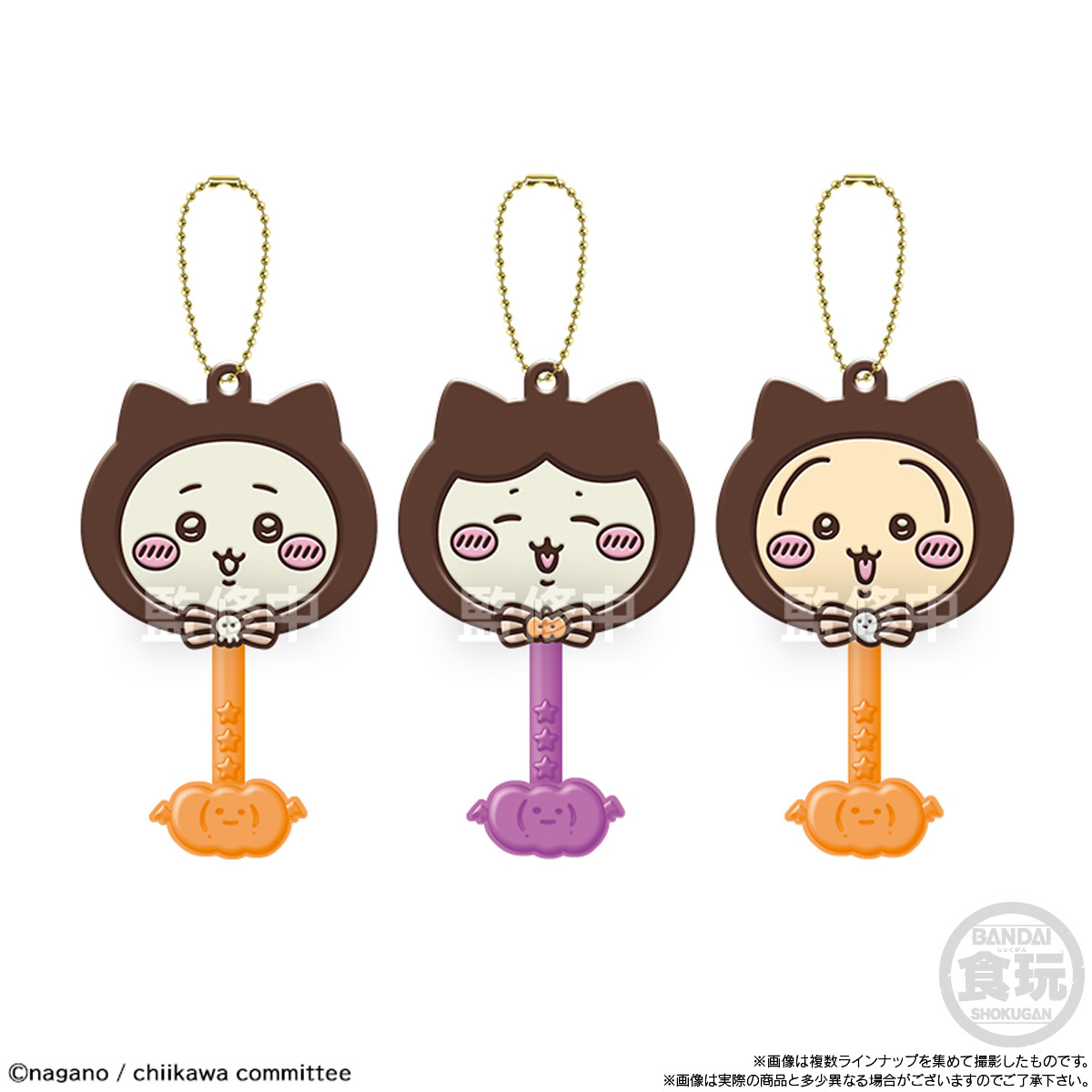 Chiikawa 吉伊卡哇 棒棒糖: 黑猫造型 Chiikawa LOLLIPOP CHOCO CHARM : BLACK CAT W/O GUM (原盒12PCS) 