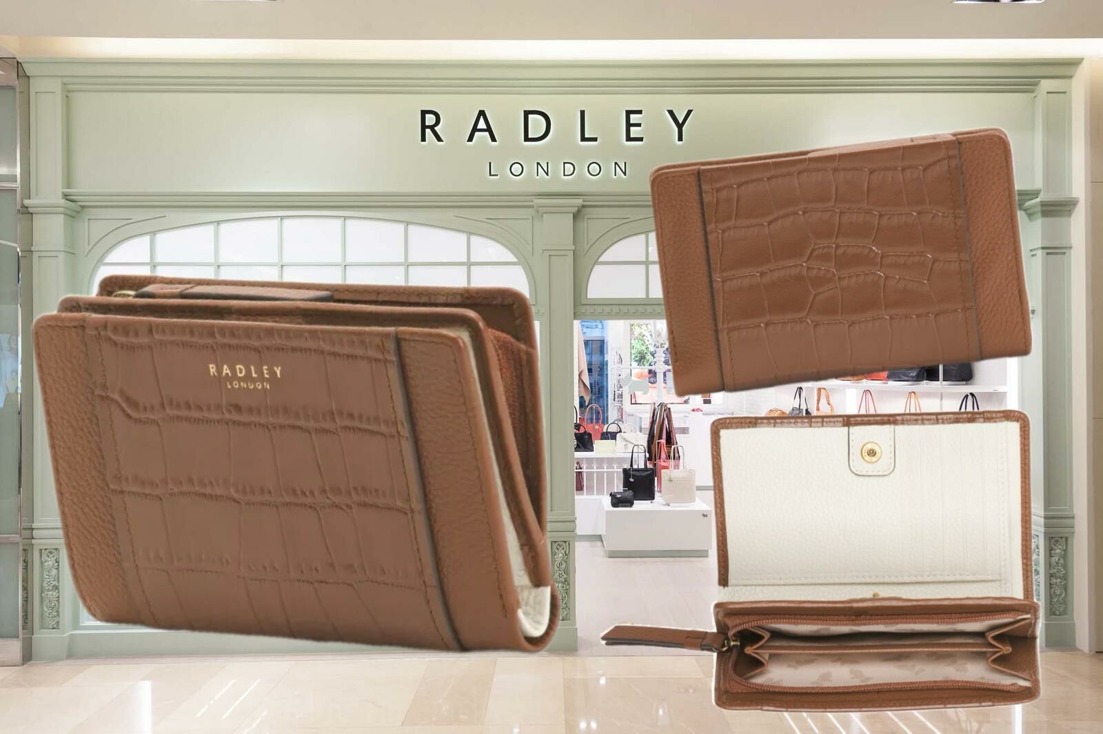 【預購】G042209 RADLEY LONDON Leather Downtown Medium 雙折銀包