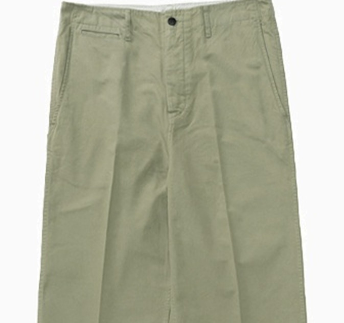 VISVIM 2025 S/S EX WIDE CHINO PANTS - PRE ORDER ITEM (預訂中)