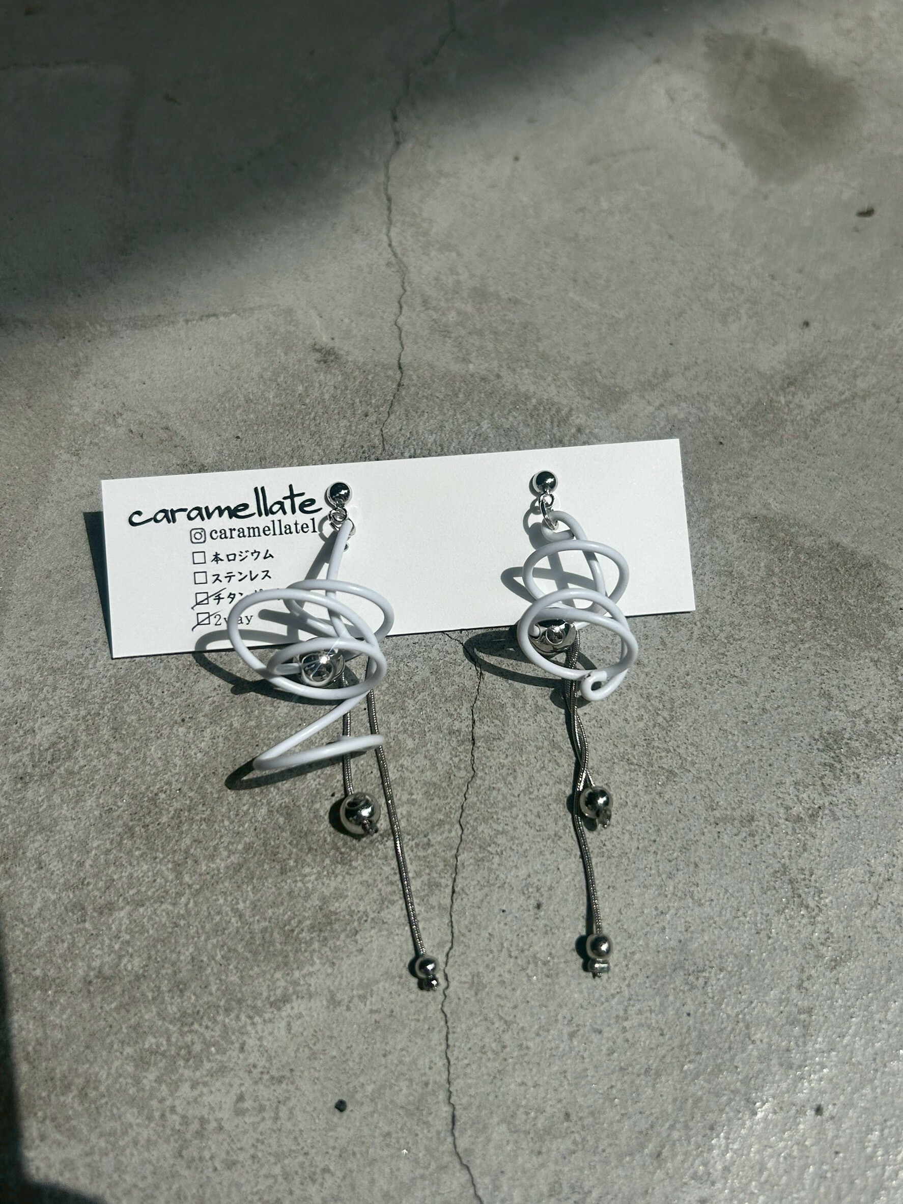 [caramellate] 兩用 | 電線耳環 | 耳針 | NO.66